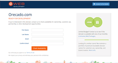 Desktop Screenshot of orecado.com